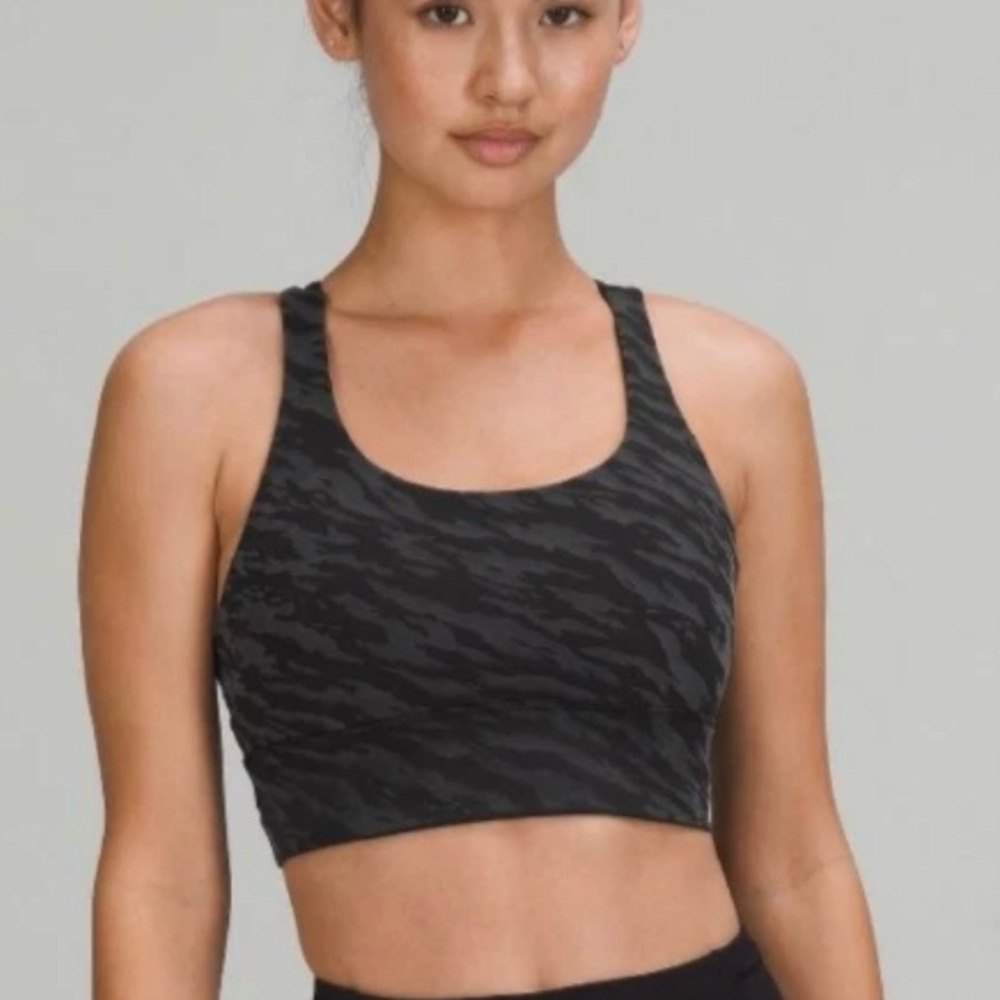 lululemon athletica Black Camo Sports Bra